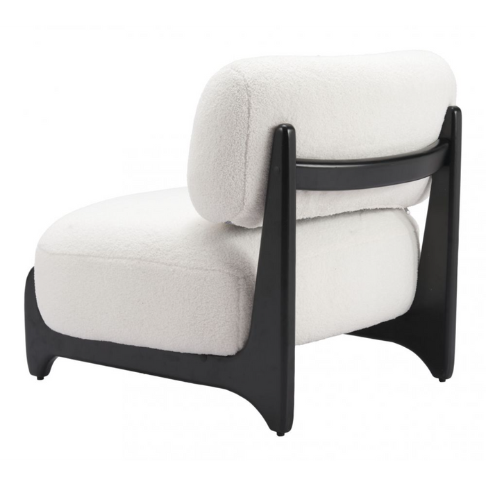 Zuo Bombo Accent Chair White - Bed & Sofa Hub