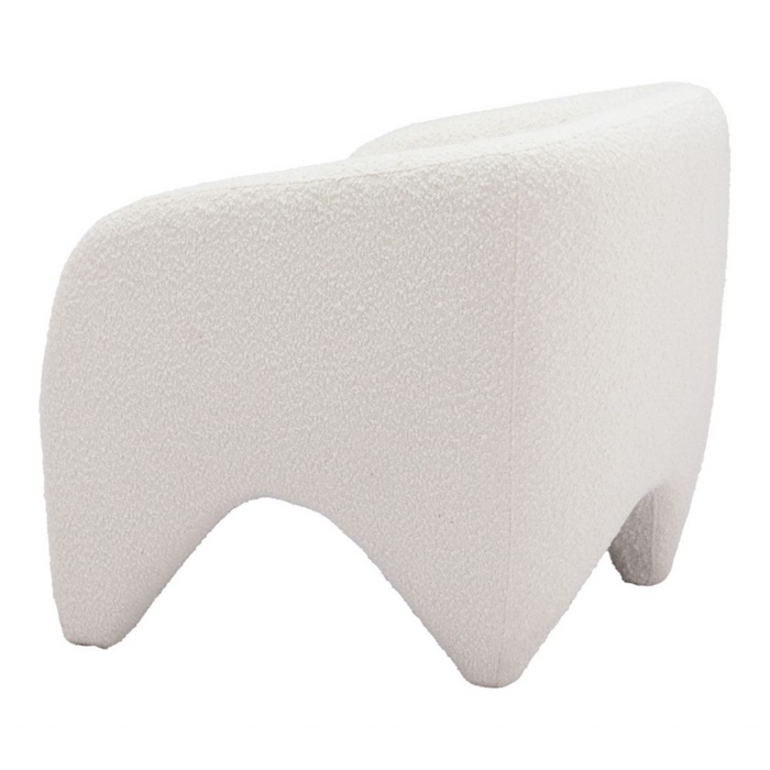 Zuo Lopta Accent Chair White - Bed & Sofa Hub