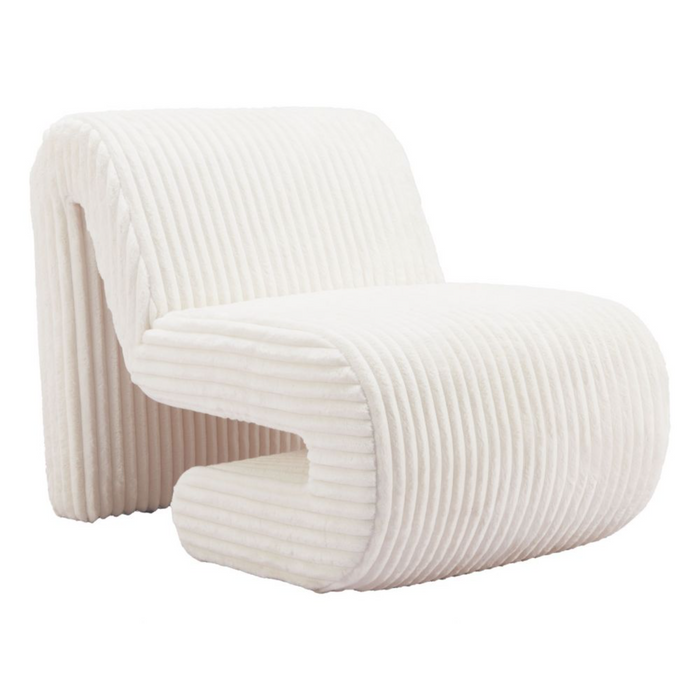 Zuo Opam Accent Chair White - Bed & Sofa Hub