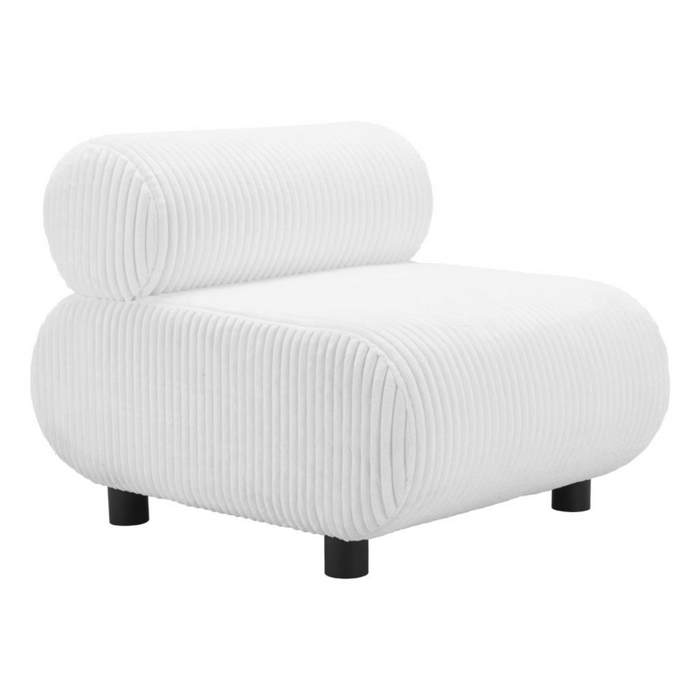 Zuo Rahat Accent Chair White - Bed & Sofa Hub