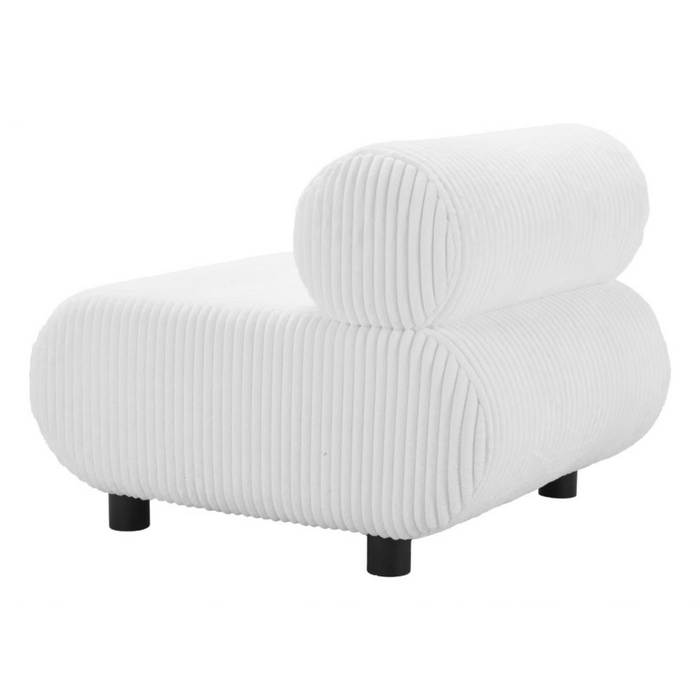 Zuo Rahat Accent Chair White - Bed & Sofa Hub