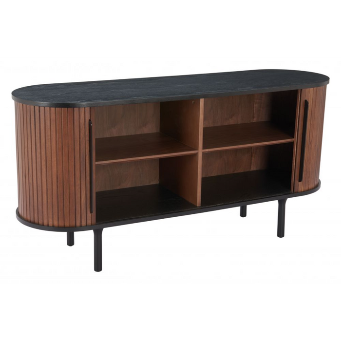 Zuo Koriana Sideboard Black & Walnut - Bed & Sofa Hub