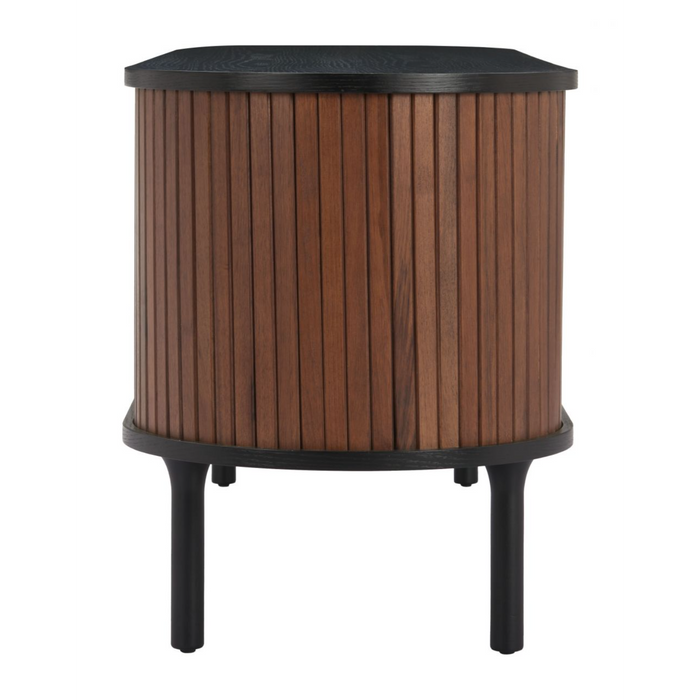 Zuo Koriana Entertainment Stand Black & Walnut - Bed & Sofa Hub