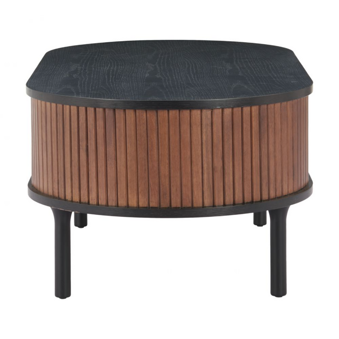 Zuo Koriana Coffee Table Black & Walnut - Bed & Sofa Hub