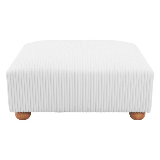 Zuo Tayte Ottoman White - Bed & Sofa Hub
