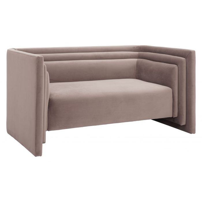 ZUO Trippel Loveseat Sofa Taupe - Bed & Sofa Hub