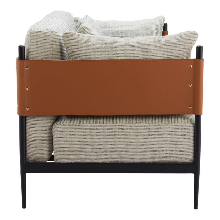 Zuo Stirbe Loveseat Gray - Bed & Sofa Hub