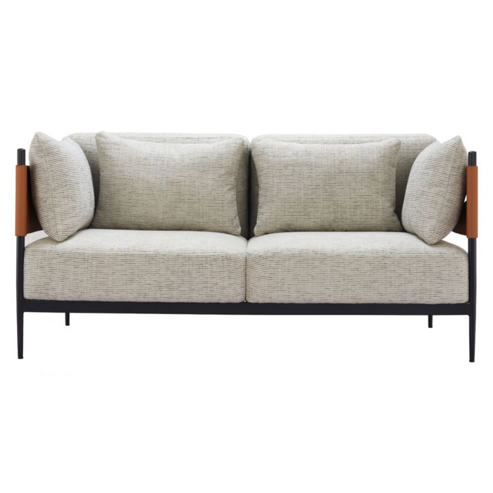 Zuo Stirbe Loveseat Gray - Bed & Sofa Hub