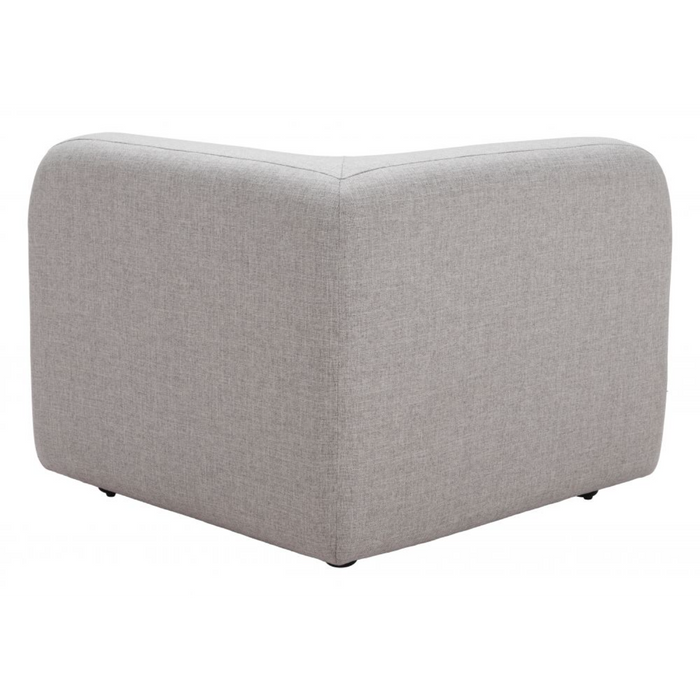 Zuo Biak Corner Chair Gray - Bed & Sofa Hub