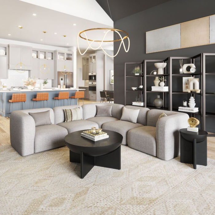 Zuo Biak Middle Chair Gray - Bed & Sofa Hub