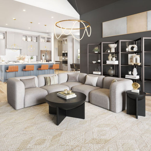 Zuo Biak Corner Chair Gray - Bed & Sofa Hub