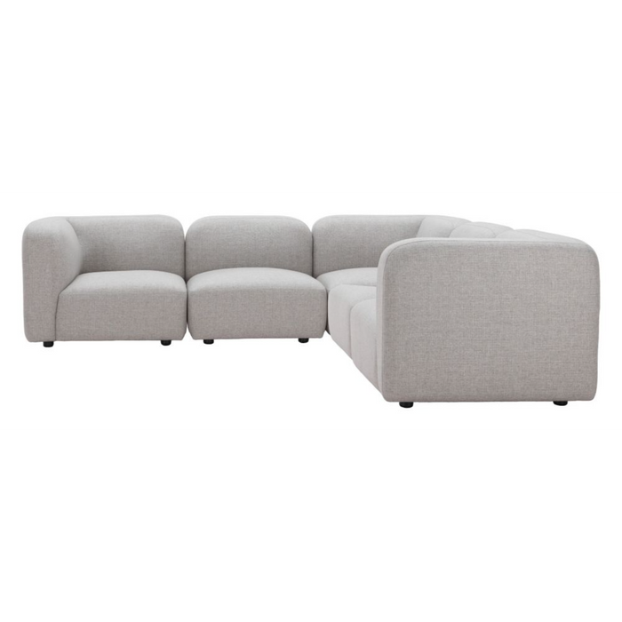 Zuo Biak Middle Chair Gray - Bed & Sofa Hub
