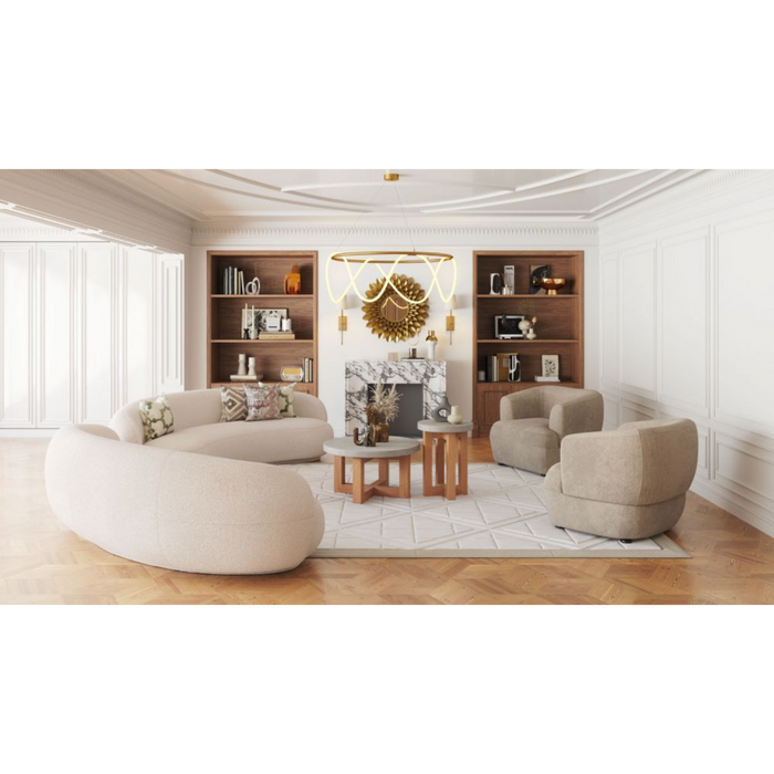 ZUO Tibet Sofa Cream - Bed & Sofa Hub