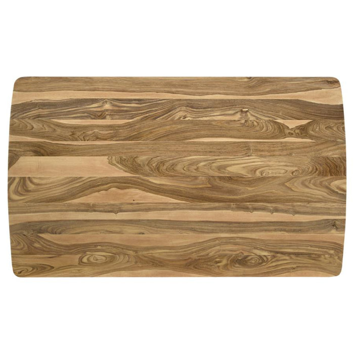 Coaster Partridge 7-piece Counter Dining Room Set Espresso and Camel - Bed & Sofa Hub