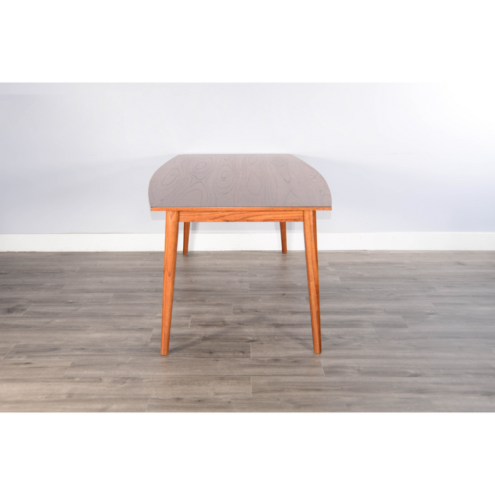 Sunny Designs Mid-century Wood Dining Table Cinnamon - Bed & Sofa Hub