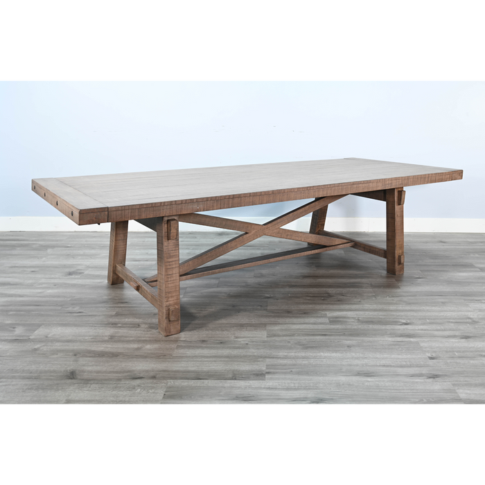 Sunny Designs Extension Dining Table with Leaves Desert Rock - Bed & Sofa Hub