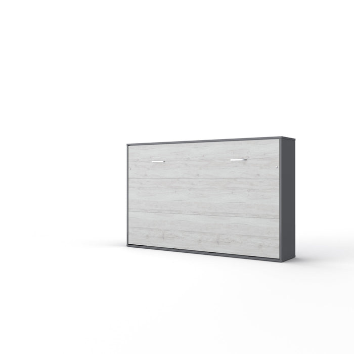 Maxima House Horizontal Murphy Bed INVENTO, European Full XL Size with mattress IN-04W - Bed & Sofa Hub