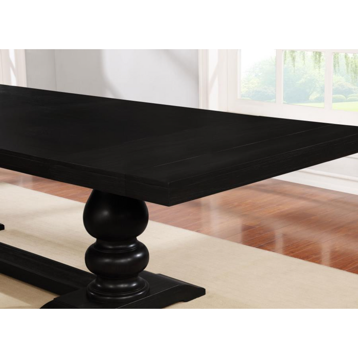 Coaster Phelps 7-piece Rectangular Dining Table Room Set Distressed Noir - Bed & Sofa Hub