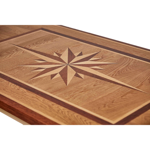 Maxima House Wind Rose Wood Dining Table - Bed & Sofa Hub