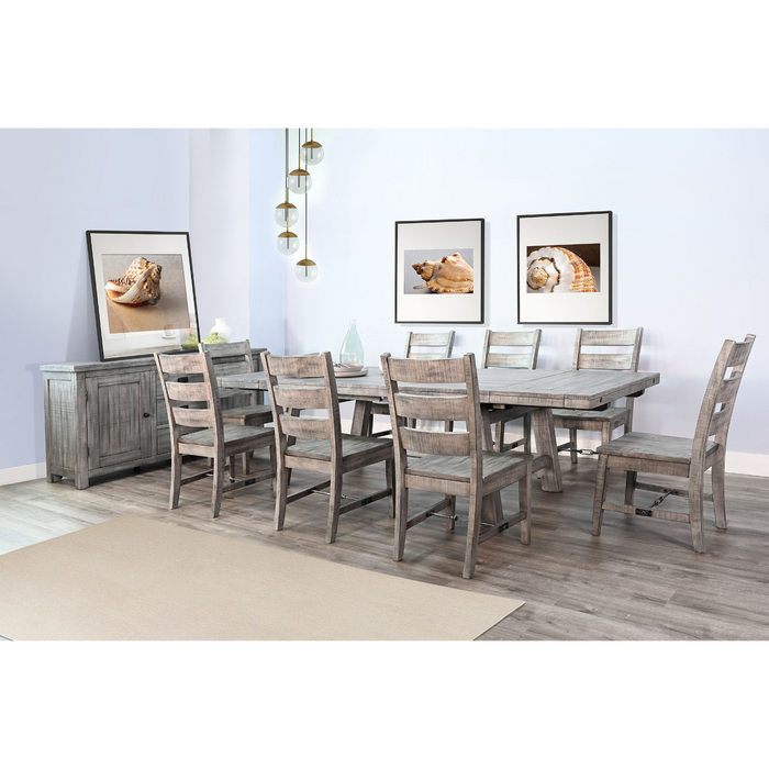 Sunny Designs Alpine Extension Table with Turnbuckle Alpine Grey - Bed & Sofa Hub