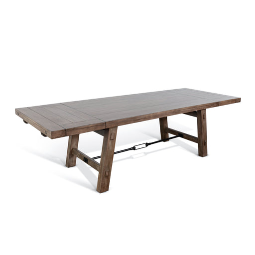 Sunny Designs Wood Extension Table with Turnbuckle Buckskin - Bed & Sofa Hub