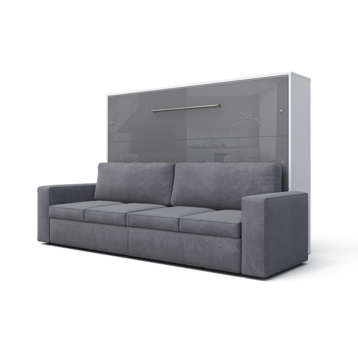 Maxima House Horizontal Murphy Bed Invento with Sofa, European Full Xl - Bed & Sofa Hub