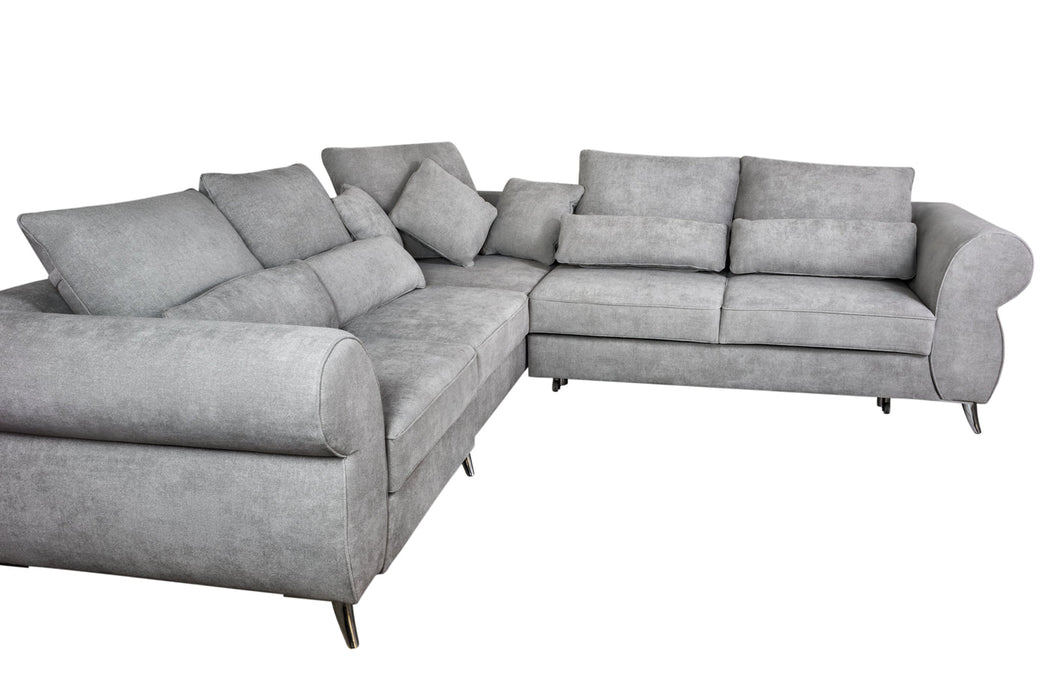Maxima House ROYAL Sleeper Sectional Sofa with storage WN0011/GR - Bed & Sofa Hub