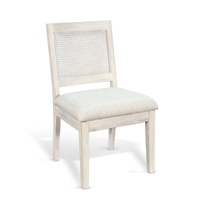Sunny Designs Cane Back Dining Chair Light Gray - Bed & Sofa Hub
