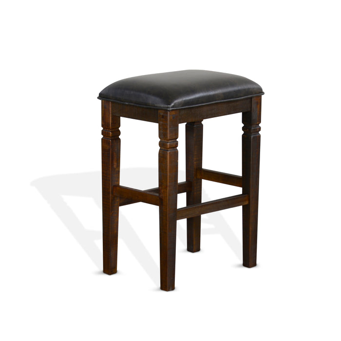 Sunny Designs Bar Homestead Backless Barstool Tobacco Leaf - Bed & Sofa Hub