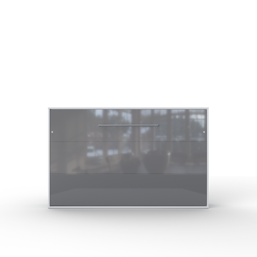 Maxima House Invento Horizontal Full Size Murphy Bed with LED and Included Mattress - Bed & Sofa Hub