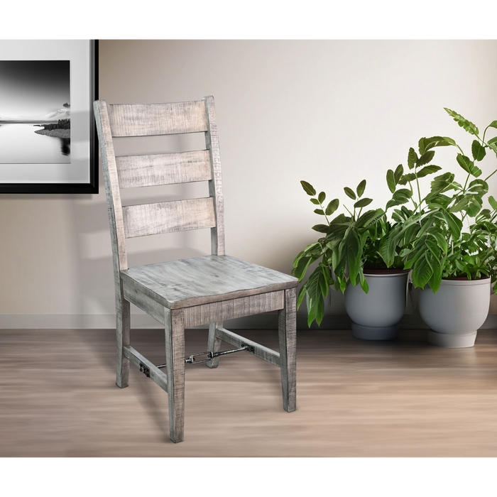 Sunny Designs Alpine Ladderback Chair with Turnbuckle, Wood Seat - Bed & Sofa Hub