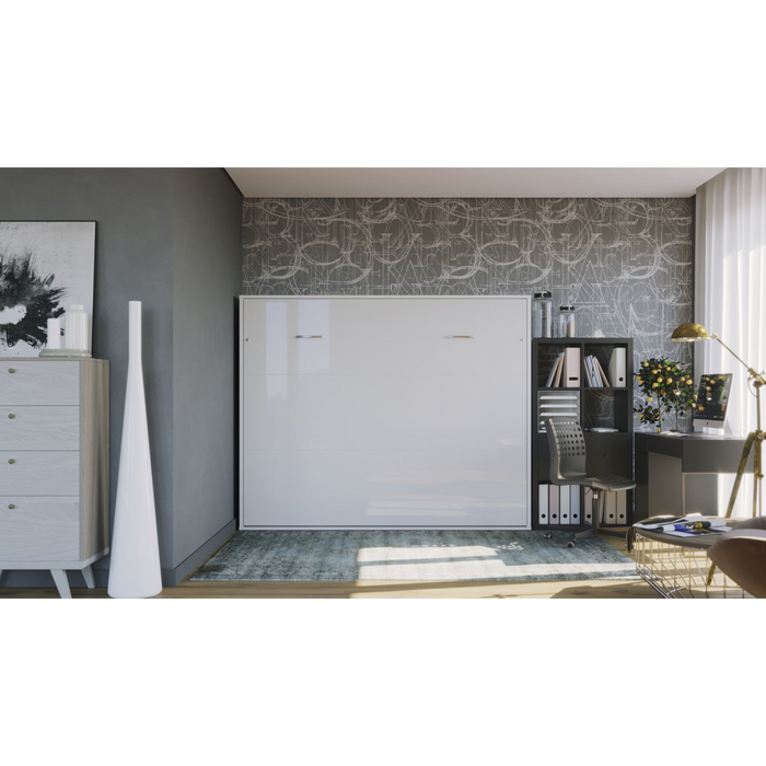 Maxima House Invento Horizontal Wall Bed, European Queen Size - Bed & Sofa Hub