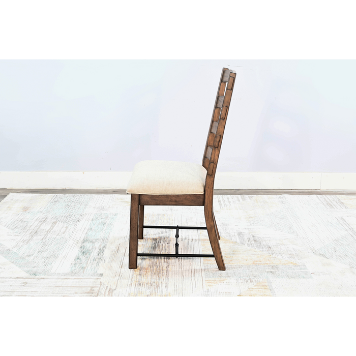 Sunny Designs Yellowstone Ladderback Chair, Cushion Seat Buckskin - Bed & Sofa Hub