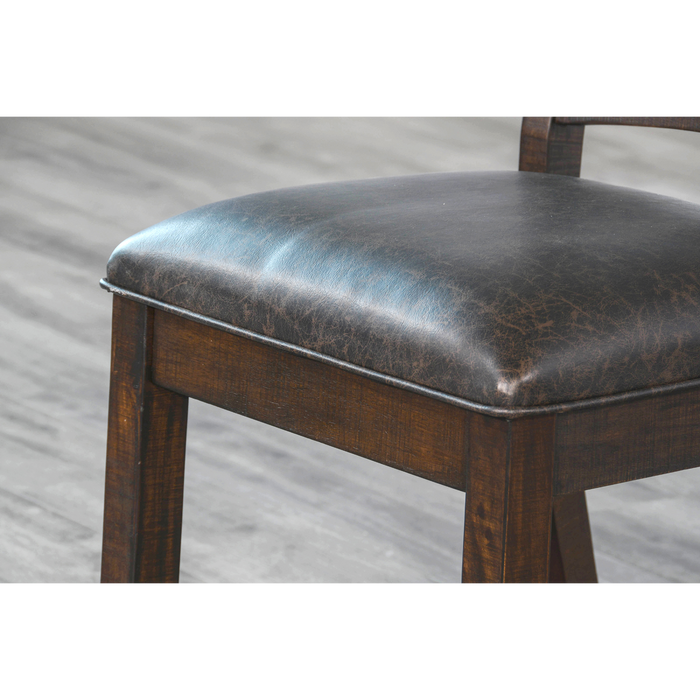 Sunny Designs Yellowstone Ladderback Dining Chair Tobacco Leaf - Bed & Sofa Hub