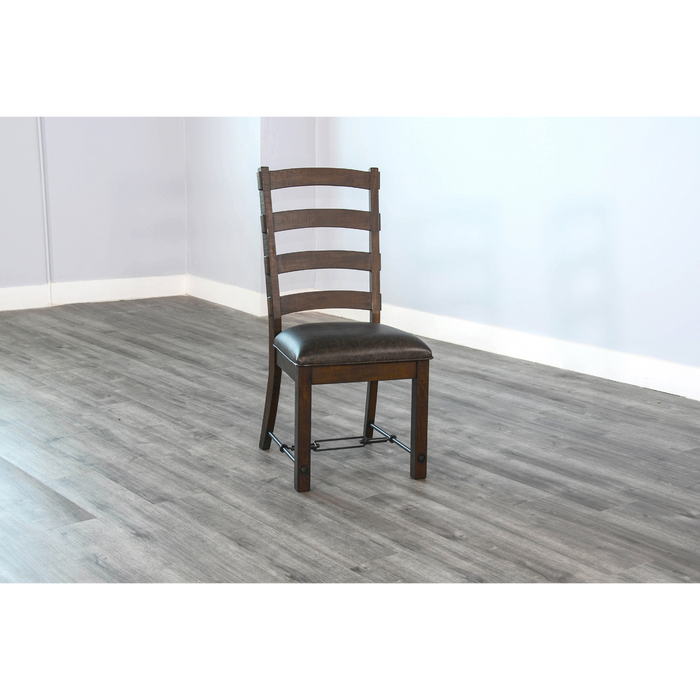 Sunny Designs Yellowstone Ladderback Dining Chair Tobacco Leaf - Bed & Sofa Hub