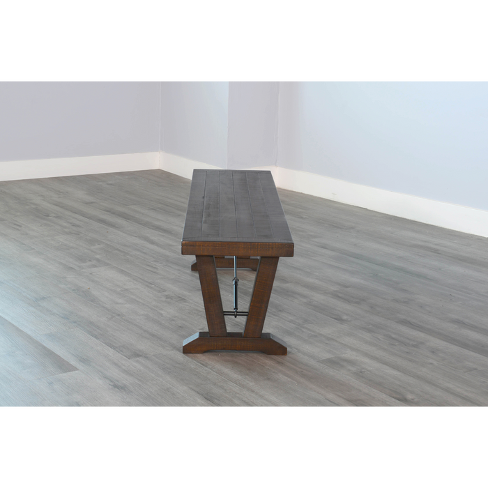 Sunny Designs Bench with Turnbuckles Tobacco Leaf - Bed & Sofa Hub