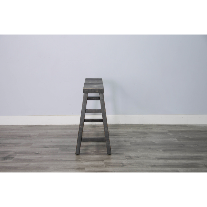 Sunny Designs Black Sand 30'H Bench, Wood Seat Black Sand - Bed & Sofa Hub