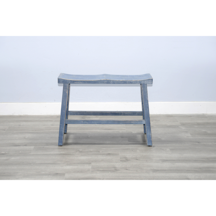 Sunny Designs Ocean Blue Counter Bench, Wood Seat Ocean Blue - Bed & Sofa Hub