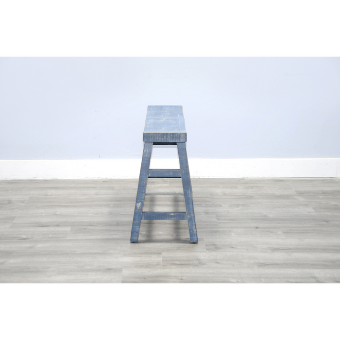 Sunny Designs Ocean Blue Counter Bench, Wood Seat Ocean Blue - Bed & Sofa Hub