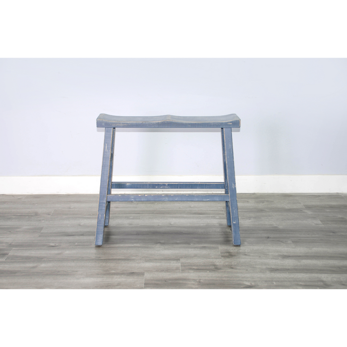 Sunny Designs Ocean Blue 30'H Bench, Wood Seat Ocean Blue - Bed & Sofa Hub