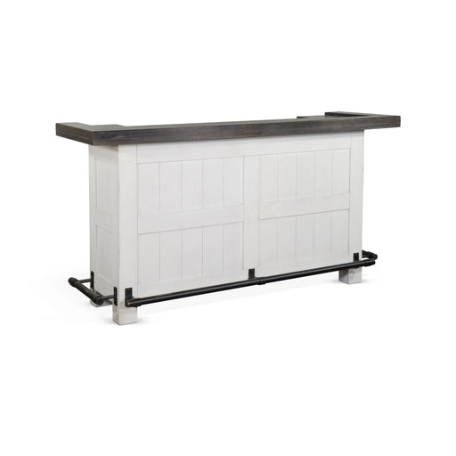 Sunny Designs 78" Farmhouse Wood Home Bar European Cottage - Bed & Sofa Hub