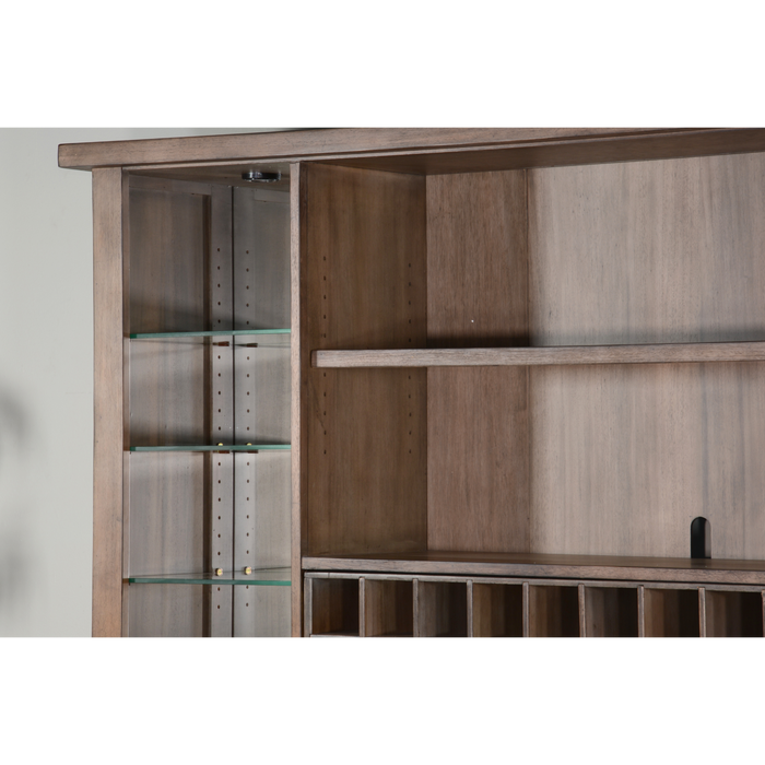 Sunny Designs Buffet & Back Bar Hutch Buckskin - Bed & Sofa Hub