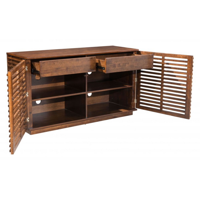 Zuo Linea Credenza Walnut - Bed & Sofa Hub