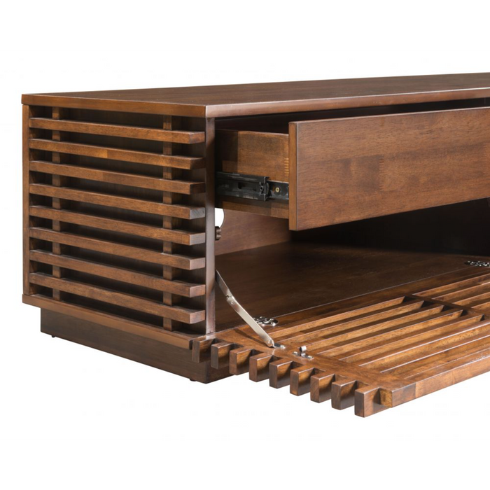 Zuo Linea Wide Entertainment Stand Walnut - Bed & Sofa Hub