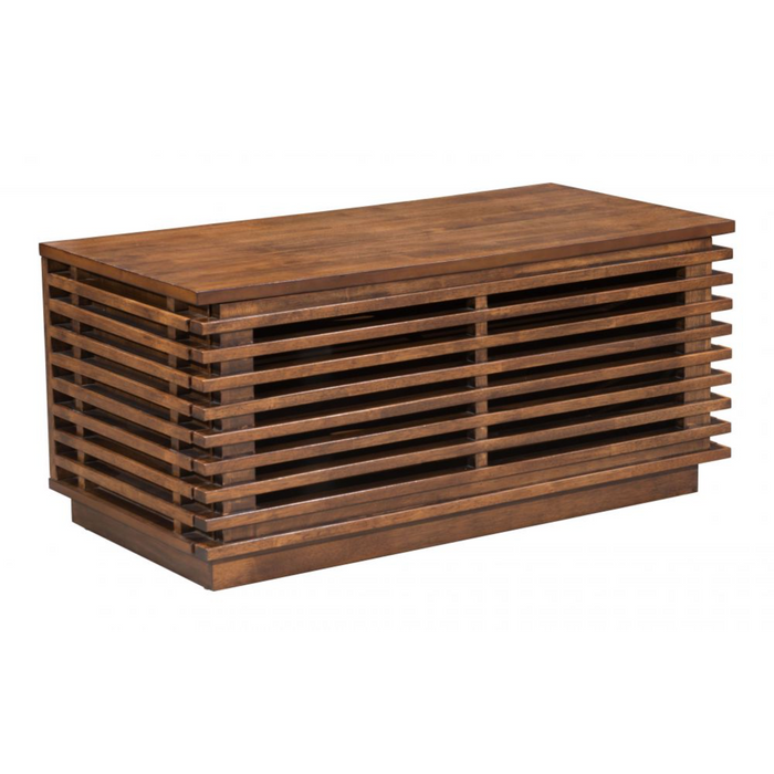 Zuo Linea Narrow Entertainment Stand Walnut - Bed & Sofa Hub