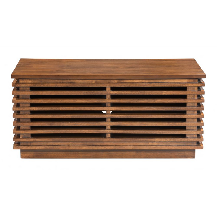 Zuo Linea Narrow Entertainment Stand Walnut - Bed & Sofa Hub