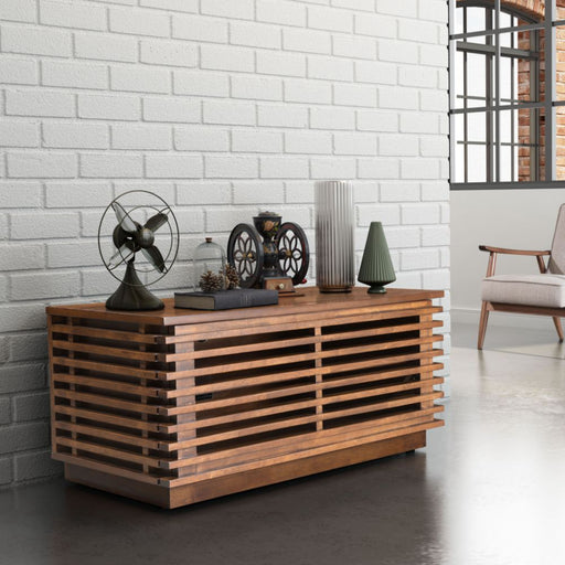 Zuo Linea Narrow Entertainment Stand Walnut - Bed & Sofa Hub