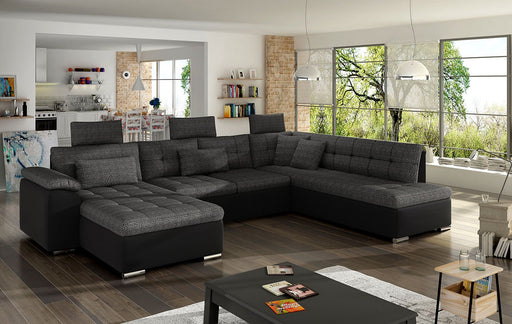 Maxima House Sectional Sleeper Sofa LINDA with storage MIR010L - Bed & Sofa Hub