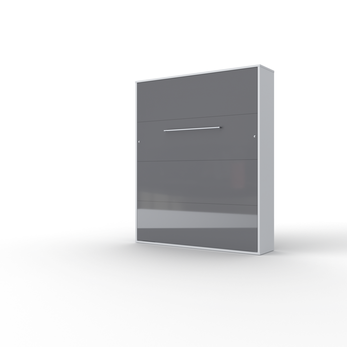 Maxima House Murphy bed Vertical European Queen with mattress and LED included INVENTO IN-14WLED - Bed & Sofa Hub