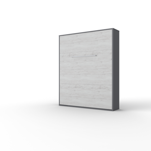 Maxima House Murphy bed Vertical European Queen with mattress and LED included INVENTO IN-14WLED - Bed & Sofa Hub